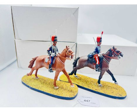 Tradition, Hinchcliffe or Similar for British Toy Soldier Company, 90mm Scale WW1 Series, comprising: 1914-18 2 x Mounted RHA