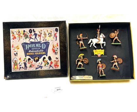 Herald - Set H7599 - Trojan Warriors, Uncatalogued Painting Proof set for First Issue [joint Britains/Herald] Paint Scheme in