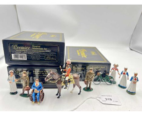 Britains - [Premier Series], comprising: Set 41033 - Queen Alexandra's Royal Army Nursing Corps, Set 41027 - Hospital Wheelch