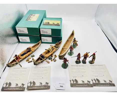 Frontline Figures - The Indian Wars Limited Edition [75, 130, 76, 76 / 1000] Series, comprising: Set IWC.4 - Woodland Indians