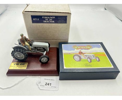 Britains - Home Farm Series [1994/95 Issues], comprising: Set 8711 - Vintage Range - Ferguson TE20 Tractor [Golden Anniversar