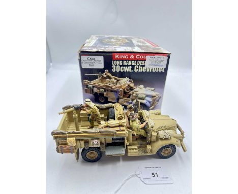 King &amp; Country - 8th Army [Middle East, 1940-43] Range, comprising: Set EA 023 - Long Range Desert Group 30CWT Chevrolet 