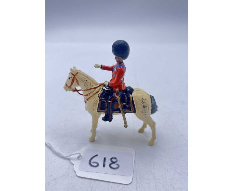 Britains - Un-catalogued - Mounted Duke, 1953 Coronation Souvenir Edition, comprising: Mounted Duke [Moveable Arm] depicted i