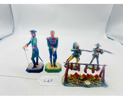 Niena [St. Petersburg], Historical Personalities, 100mm Scale, comprising: Tsar Peter Ist [The Great] &amp; Tsar Nicholas II.
