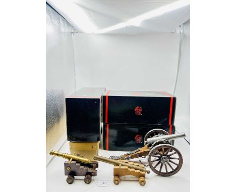 Denix [Spain] - 1/6th Scale Artillery Models, comprising: Ref 406: Napoleonic French Naval Cannon - Wood &amp; Metal version 