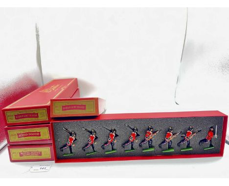 Britains [Special Collectors Edition Series - Crimean War Range], comprising: Set 00126 - Royal Scots Marching, 2 x Set 00131