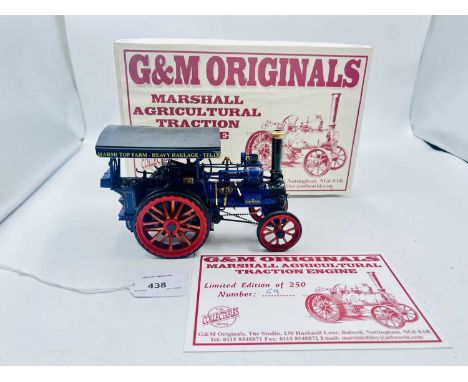 G &amp; M Originals [1/32nd Scale Limited Edition 059/250 Series], comprising: Marshall Agricultural Traction Engine, Depicte