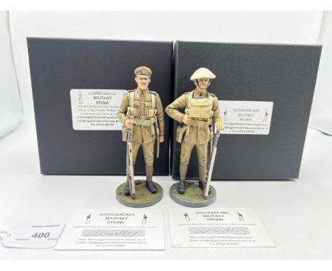 Loggerheads Military Studio - 120mm Scale Resin Military Figurines, comprising: Model No. M3 - British Infantryman 1914 &amp;