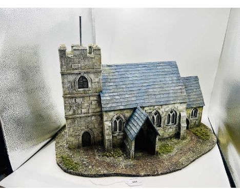 JG Miniatures - 1/35 - 1/32nd Scale Battleground Terrain Features &amp; Accessories, comprising: Medieval Church [O/A Length: