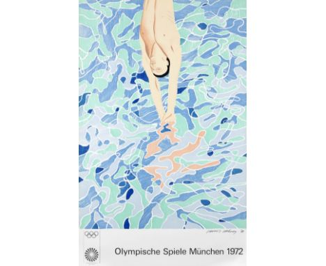David Hockney R.A. (born 1937)Olympische Spiele München 1972, 1970 lithographic poster printed in colours101 x 64cm (39 3/4 x