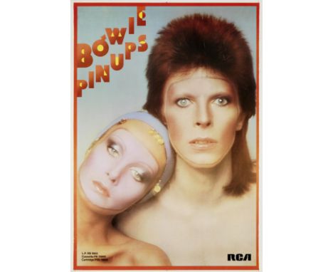 David BowieA 'Pin Ups' Promotional Poster For RCA Records and Tapes, 1973produced for the album release, photography by Justi