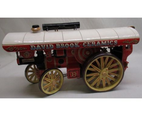 David Brook Ceramics Fowler showman's traction engine L46cm 