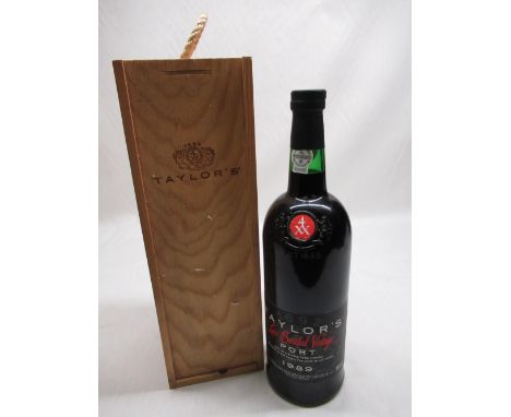 Taylor's Late Bottled 4XX Vintage Port 1989, 150cl 20%vol, in wooden case, 1btl 