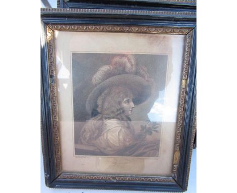 C18th monochrome print of Sir Francis Walsingham, in the collection of The Right Honourable Sir Robert Walpole, another simil