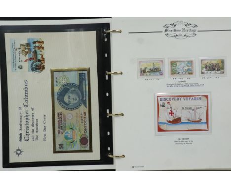 Maritime Heritage stamp collection including coin and note covers. UK P&amp;P Group 2 (£20+VAT for the first lot and £4+VAT f