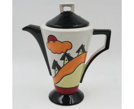 Lorna Bailey teapot in the Somerville pattern, H: 30 cm. UK P&amp;P Group 2 (£20+VAT for the first lot and £4+VAT for subsequ