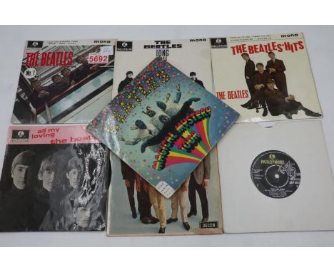 Seven Beatles EPs. UK P&amp;P Group 2 (£20+VAT for the first lot and £4+VAT for subsequent lots) 