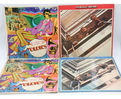 Four Beatles compilation LPs. UK P&amp;P Group 2 (£20+VAT for the first lot and £4+VAT for subsequent lots) 