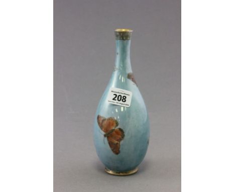 A Carltonware Armands lustre bottle vase 20cm tall