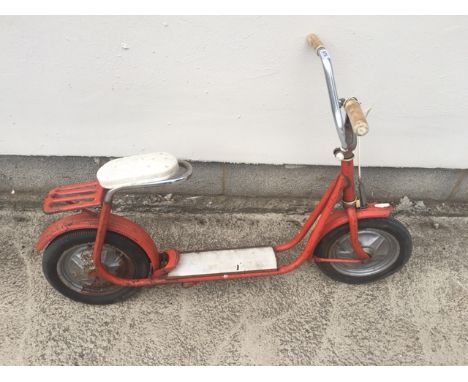A 1960s vintage scooter