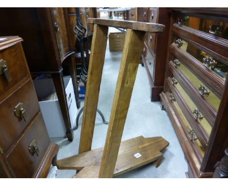 Vintage pine boot jack