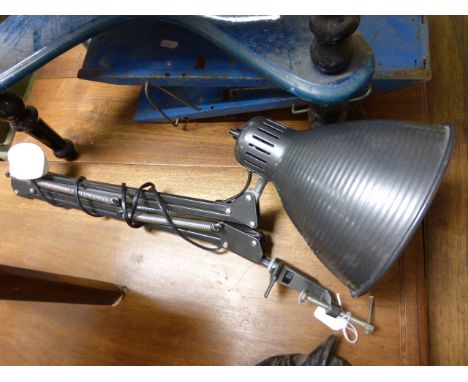 A vintage anglepoise lamp