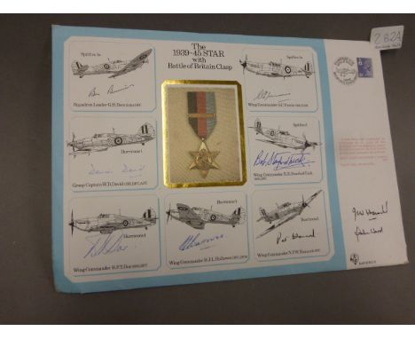 A commemorative First Day cover; to commemorate the 45th Anniversary of the Battle of Britain 
