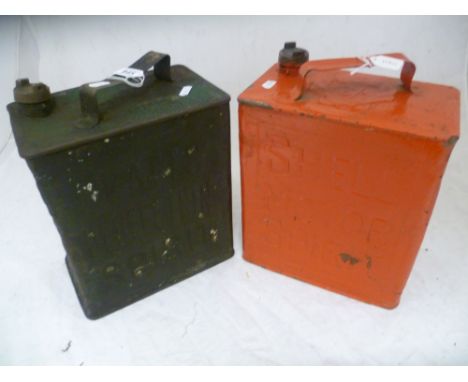 Two vintage Petrol cans