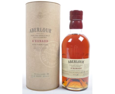 Aberlour A'Bunadh Highland Single Malt Scotch Whisky. Batch 36 60.1% 700ml in card carton.