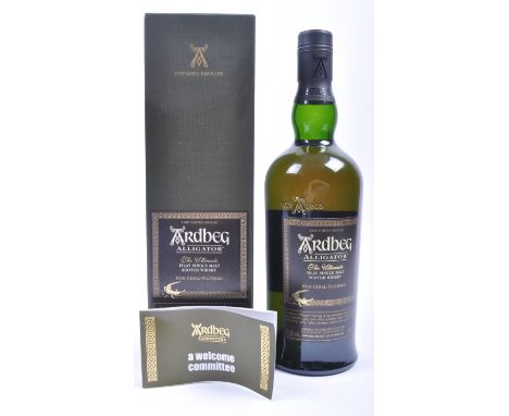 Ardbeg Alligator The Ultimate Single Malt Islay Scotch Whisky non chill filtered 51.2% 70cl in presentation box.