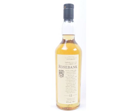 Rosebank Lowland Single Malt Scotch Whisky aged 12 years 43% vol 70cl.