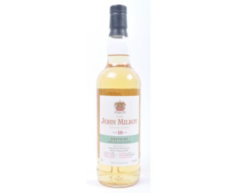 The John Milroy Selection 1993 Speyside 18 Years Old Single Malt Scotch Whisky Glen Keith distilled bottled 2012, 70CL 55.3% 