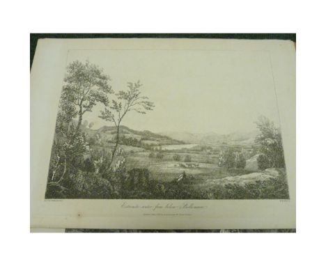WILKINSON J. &nbsp;Ennerdale Broad-Water &amp; 2 other eng. Lake District views, published 1810 by R. Ackermann.&nbsp; (3). 