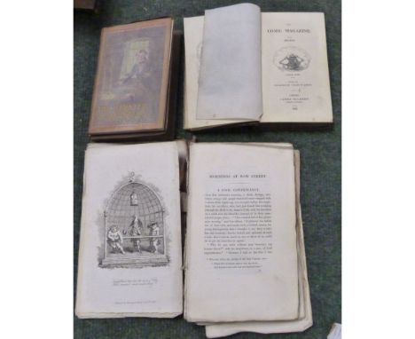 GILBERT JAMES (Pubs). &nbsp;The Comic Magazine. First Series. Cartoon plates. 12mo. Rubbed qtr. morocco. 1832; also 2 other v