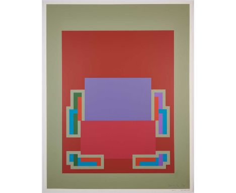 ROBYN DENNY (BRITISH 1930-2014) ⊕ † THE NIGHT SUITE Csigned, dated and numbered Denny '72 3/70 lower rightscreenprint on untr