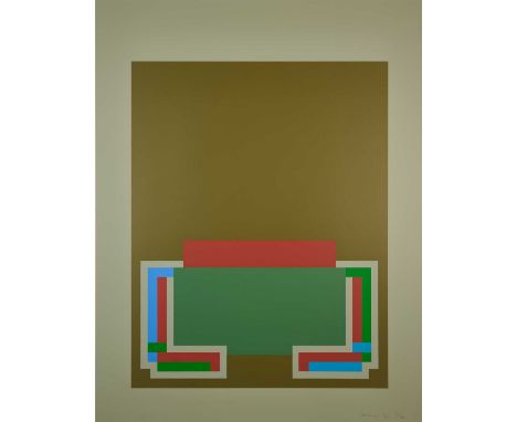 ROBYN DENNY (BRITISH 1930-2014) ⊕ † THE NIGHT SUITE Dsigned, dated and numbered Denny '72 3/70 lower rightscreenprint on untr