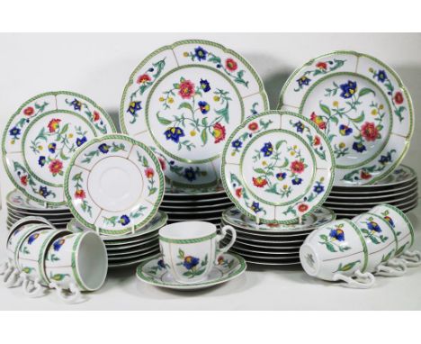 Villeroy &amp; Boch "Indian Summer" dinner service including 8 dinner plates, 8 soup plates, 8 entree plates, 8 side plates a
