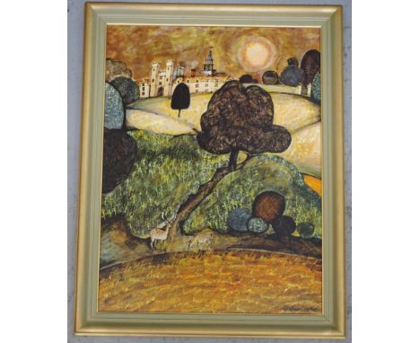 Graham Clarke framed print 78cm x 58cm approx