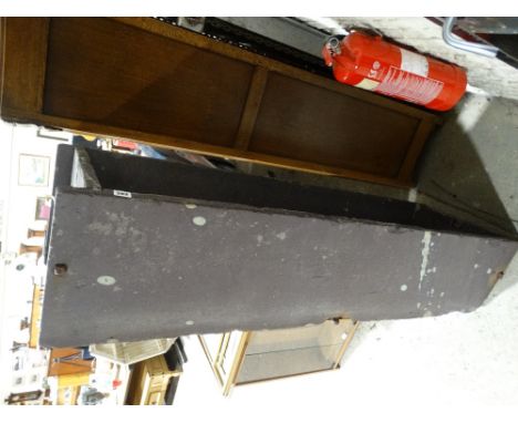     A Large Slate Feed Trough, 66" Across                                           