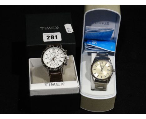     Two Boxed Fashion Watches, Timex &amp; Lorus                                        