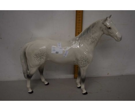 Large Beswick model of a dappled grey horse