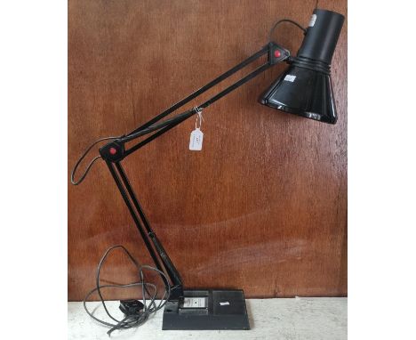 Modern anglepoise table lamp with label marked 'W.M.R'.(B.P. 21% + VAT) 