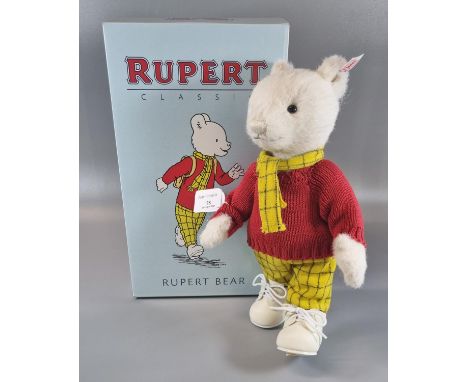 Modern Steiff Rupert Classic 'Rupert Bear', in original box with COA.(B.P. 21% + VAT) 