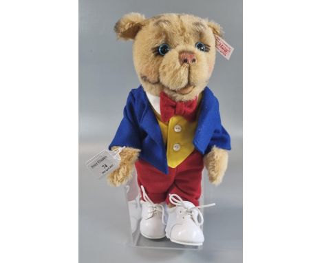 Modern Steiff Rupert Classic 'Algy Pug' bear with COA. (B.P. 21% + VAT) 