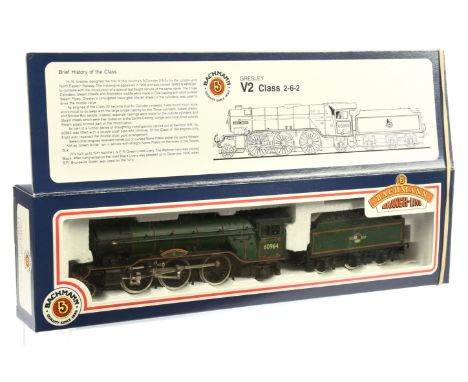 Bachmann OO 31-552 BR Green 60964 V2 Class The Durham Light Infantry. Has had some layout use. Conditions: Excellent Plus to 