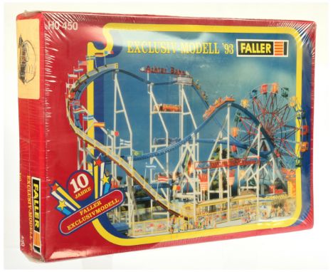 Faller HO 450 Roller Coaster Kit - Exclusive 1993 issue. Box is still factory shrink wrap sealed, box is a little deformed wi