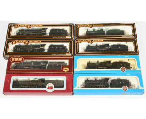 Airfix, Mainline &amp; others. Group of Steam loco's. To include Airfix 54122-6 0-6-0 4454 Fowler 4F LMS loco &amp; tender, M