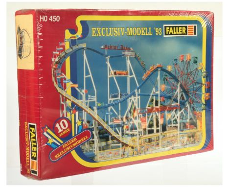 Faller HO 450 Roller Coaster Kit - Exclusive 1993 issue. Box is still factory shrink wrap sealed, box is a little deformed wi