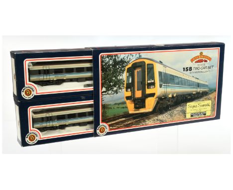 Bachmann OO Gauge 31-503 Class 158 Regional Railways/Express 2-car DMU. Condition is Near Mint in Good boxes and outer sleeve
