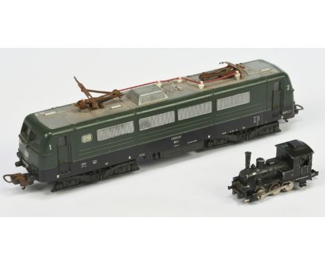 Lima OO &amp; N gauge unboxed Electric &amp; Steam Loco's. Comprising Lima DB Green / Black E310 001 Twin Overhead Electric L